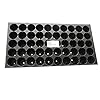 Netted Pots for Hydroponics for 50 Cavity Seedling Tray, Standard, Black-Set of 50 Pieces